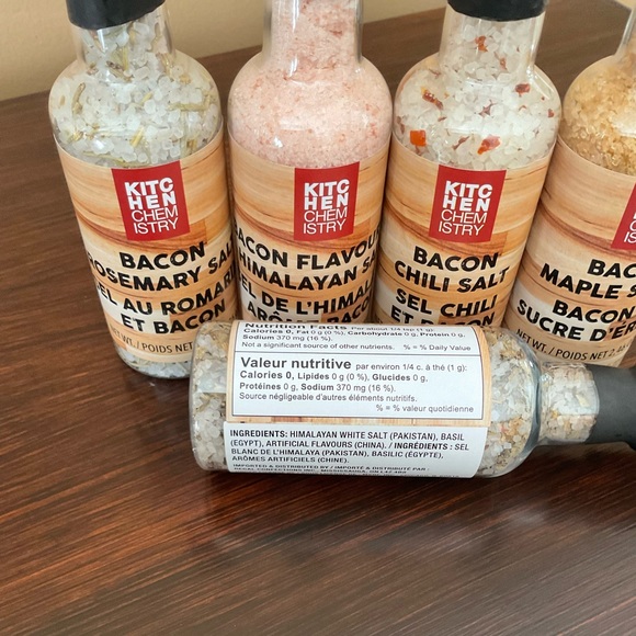 🆕 Assortment of 5 Culinary Salts - Picture 2 of 6